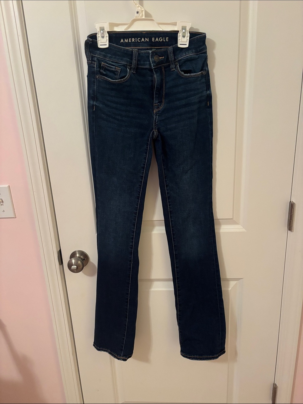 American Eagle Outfitters Women's Dark Indigo skinny Jeans